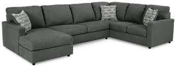 Edenfield Charcoal Sectional Left Hand Facing Sofa