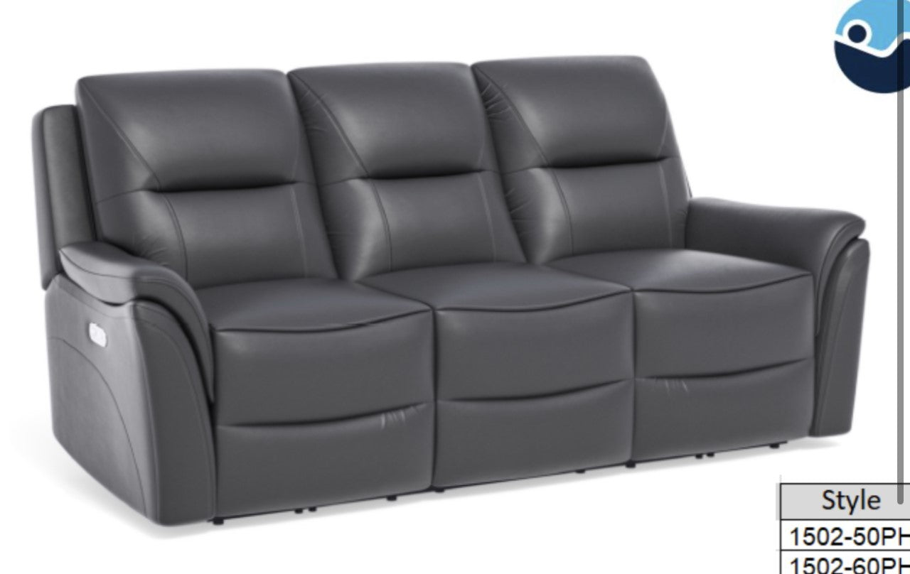 Durham Dual Reclining WithPower Headrest (943-00 Charcoal)