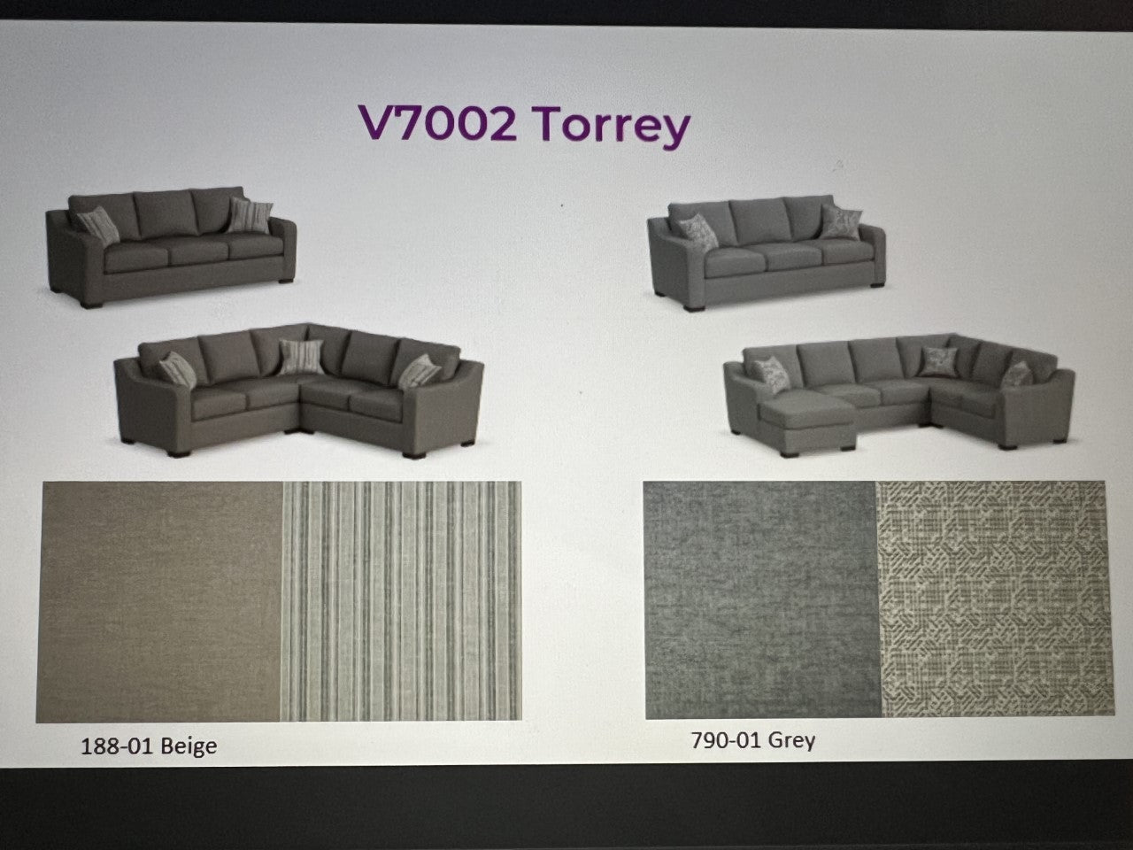 Torrey Sectional (790-1 Gray)