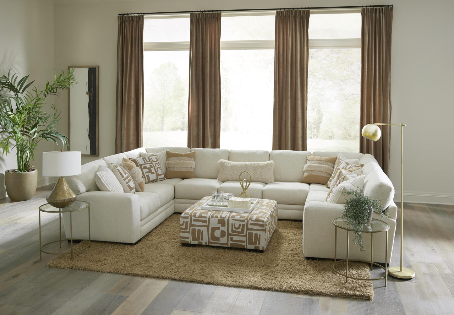 Clash Armless Sofa - Natural