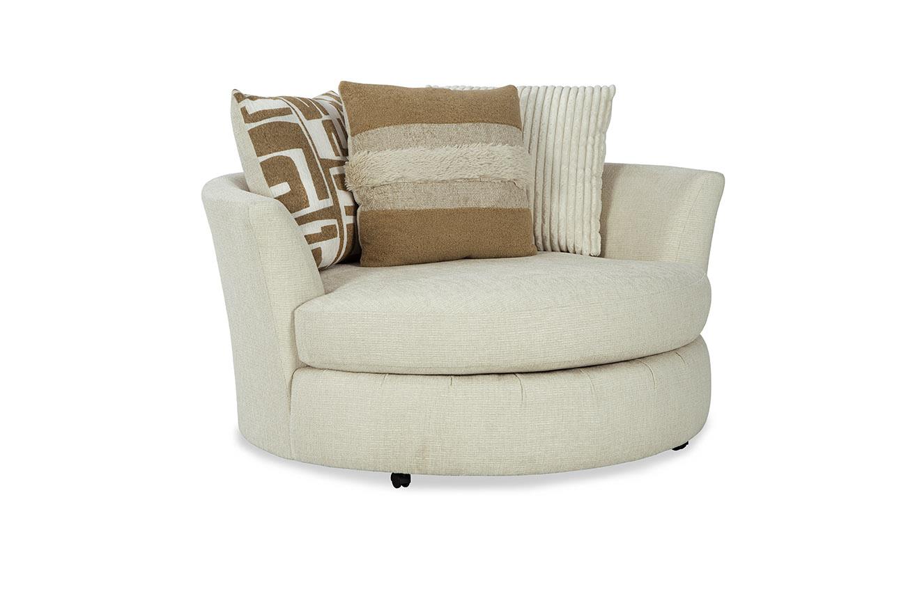 Clash Swivel Chair - Natural