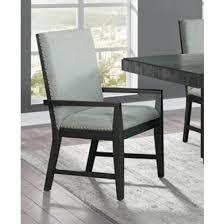 DONOVAN Upholstered Arm Chair (Dark