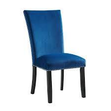 FRANCESCA Side Chair (Blue Velvet)