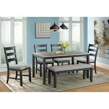 MARTIN 6Pc. Dining Set (Black)