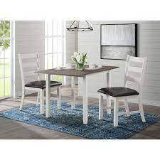 MARTIN 3pc. Drop Leaf Dining Set (Brown)