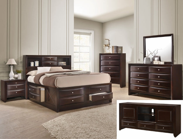 EMILY DARK CHERRY TV STAND