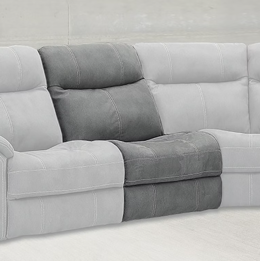 Mason Carbon Sectional Armless Chair