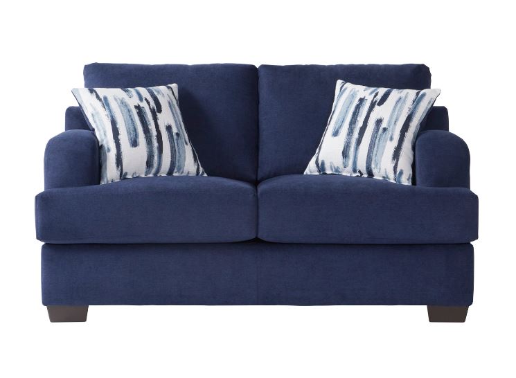 14100 - Cameo Navy Loveseat