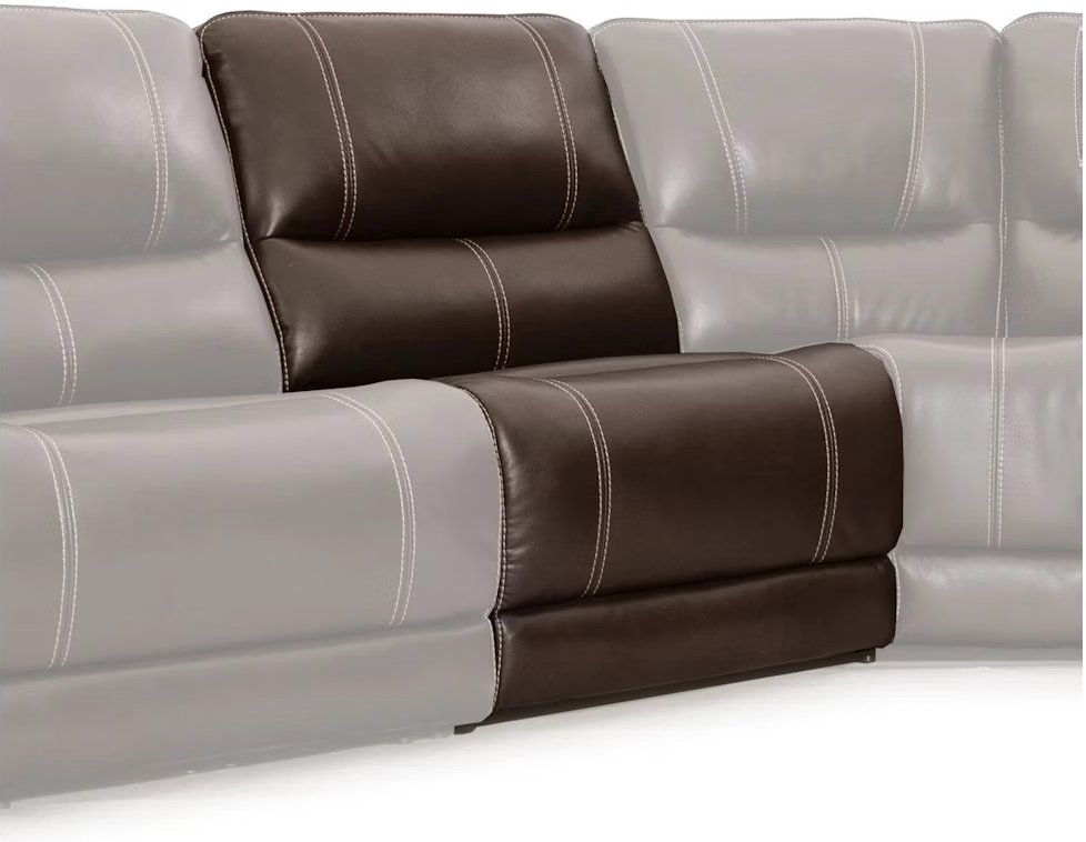 Cabrera Cocoa Sectional Manual Sectional Armless Recliner