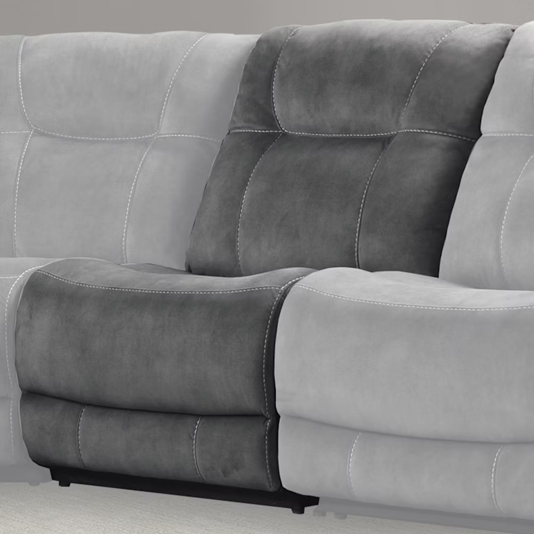 Cooper Shadow Grey Sectional Armless Chair