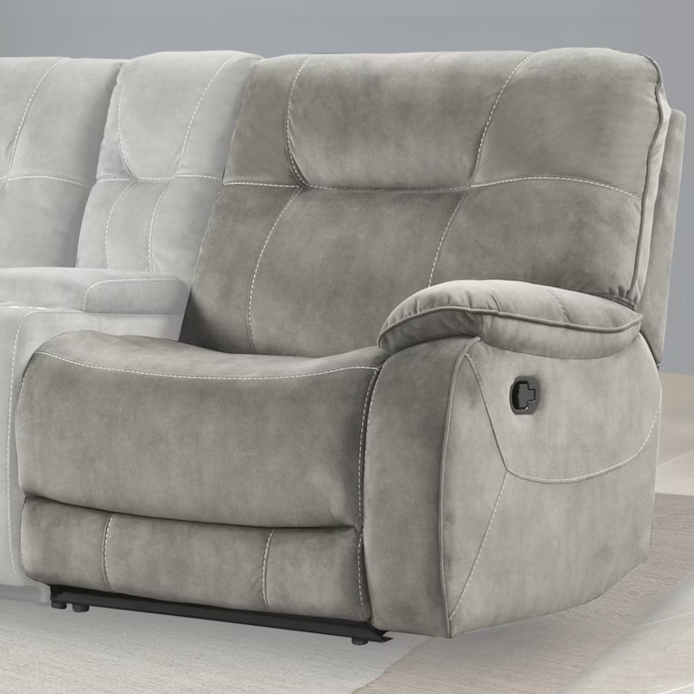 Cooper Shadow Natural Sectional Right Arm Facing Recliner