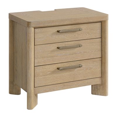 B285 THREE DRAWER NIGHTSTAND