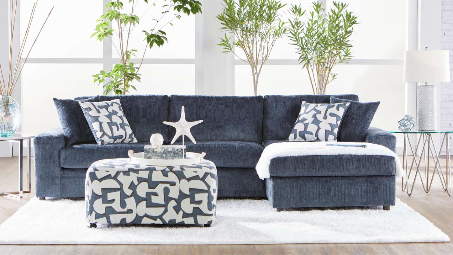 14600 - Jackson Indigo (Sectional) Right Facing Chaise