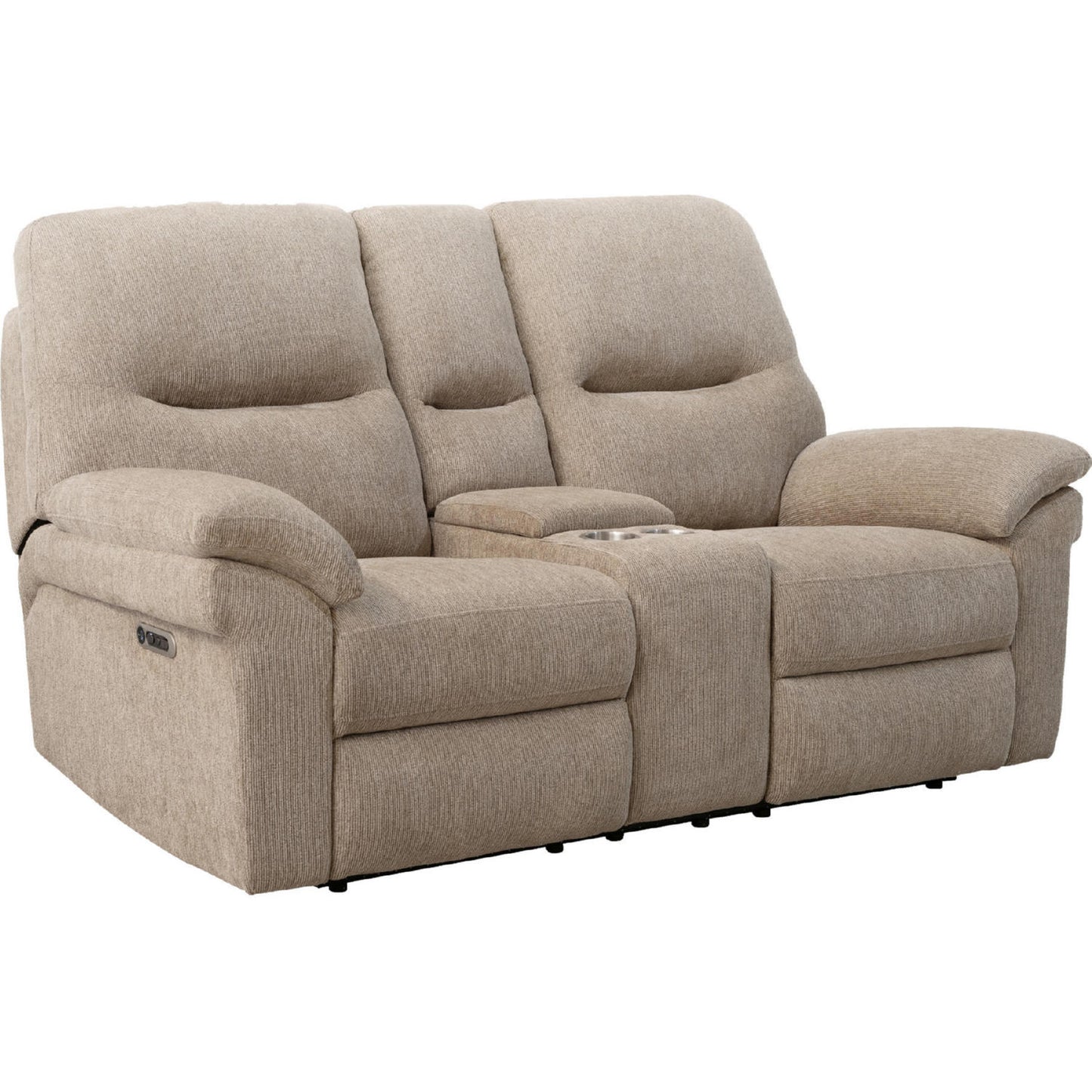 Bryant Ruffles Wicker Power Reclining Console Loveseat