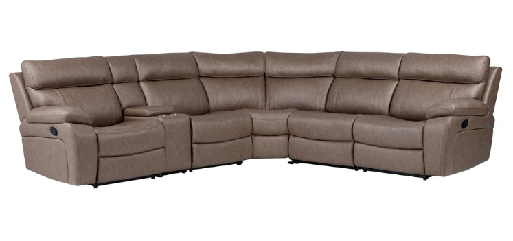 Theon Stokes Toffee Sectional Corner Wedge