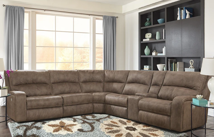 Polaris Kahlua Sectional Power Sectional Right Arm Facing Recliner