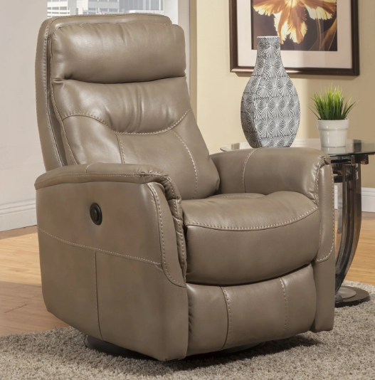 Gemini Linen Power Swivel Glider Recliner