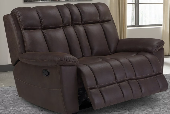 Goliath Arizona Brown Reclining Loveseat