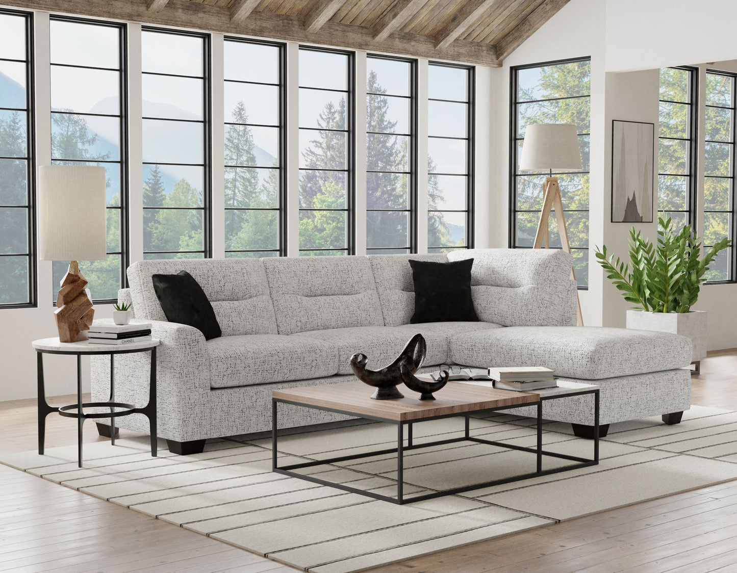 Mercury Sectional LAF Loveseat