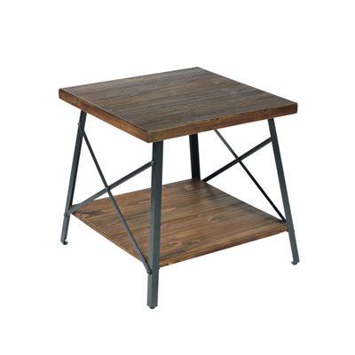 CHANDLER END TABLE-BROWN