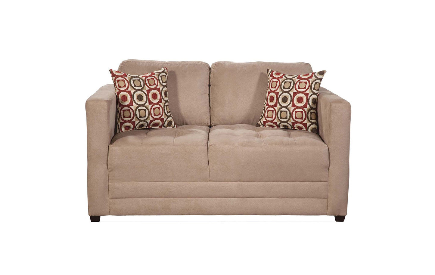 1085 - Sienna Mocha Godiva Loveseat