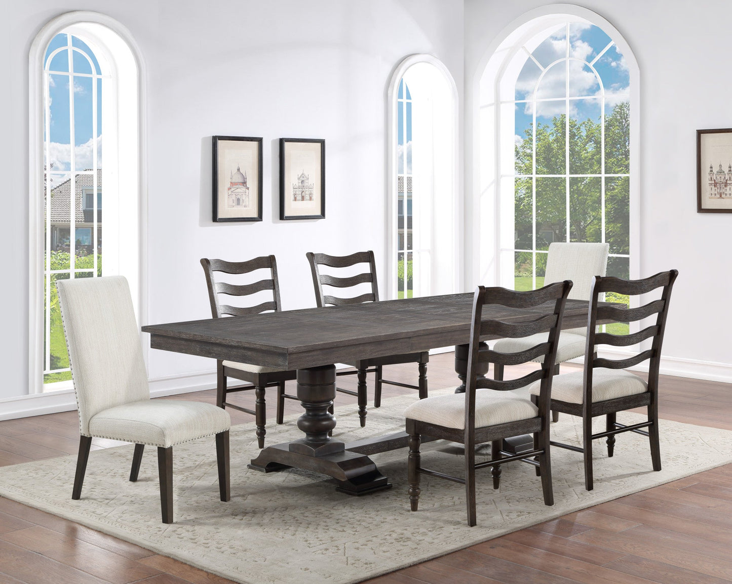 Hutchins Dining 7 PC(HU550S*2)