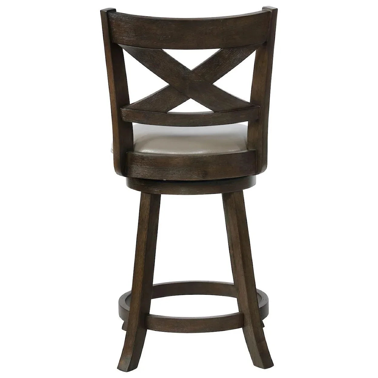 KIPPER GREY SWIVEL PUB STOOL K/D