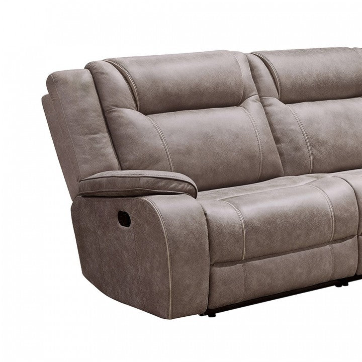 Blake Desert Taupe Sectional Power Sectional Left Arm Facing Recliner