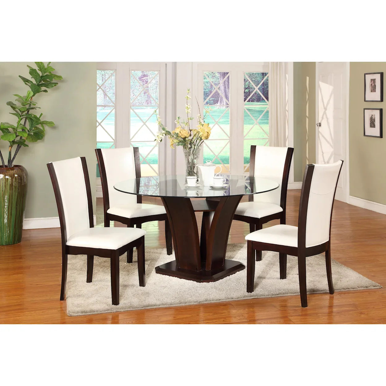 CAMEILA WHITE SIDE CHAIR