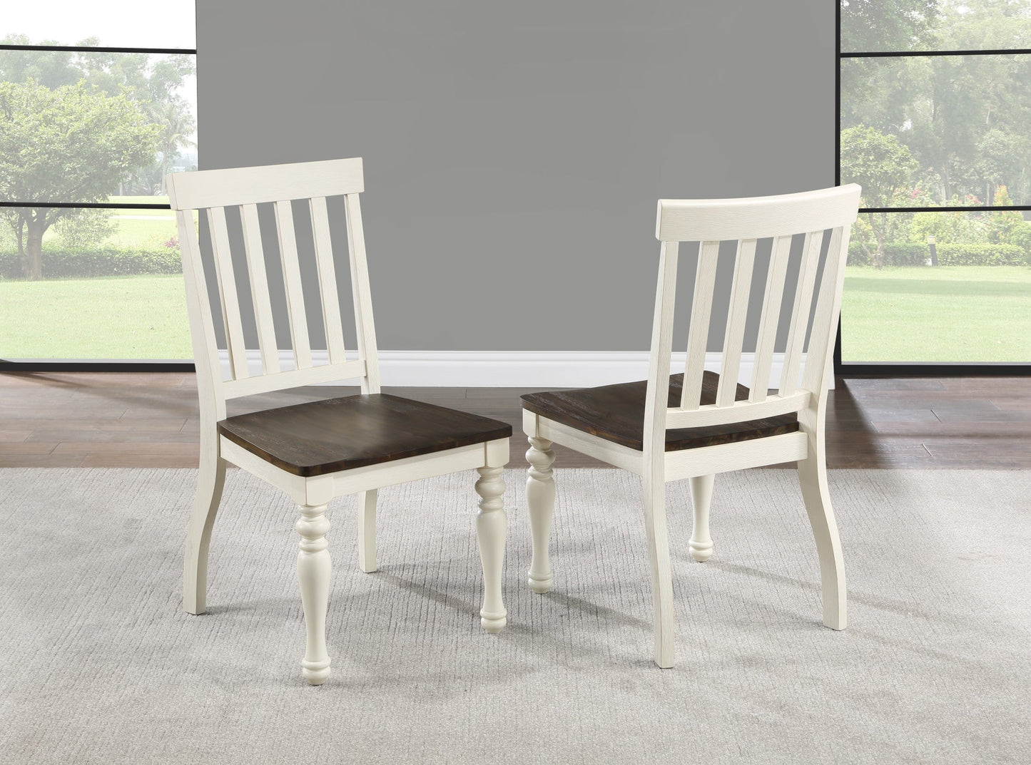 Joanna Ivory/Mocha 5PC Dining Set