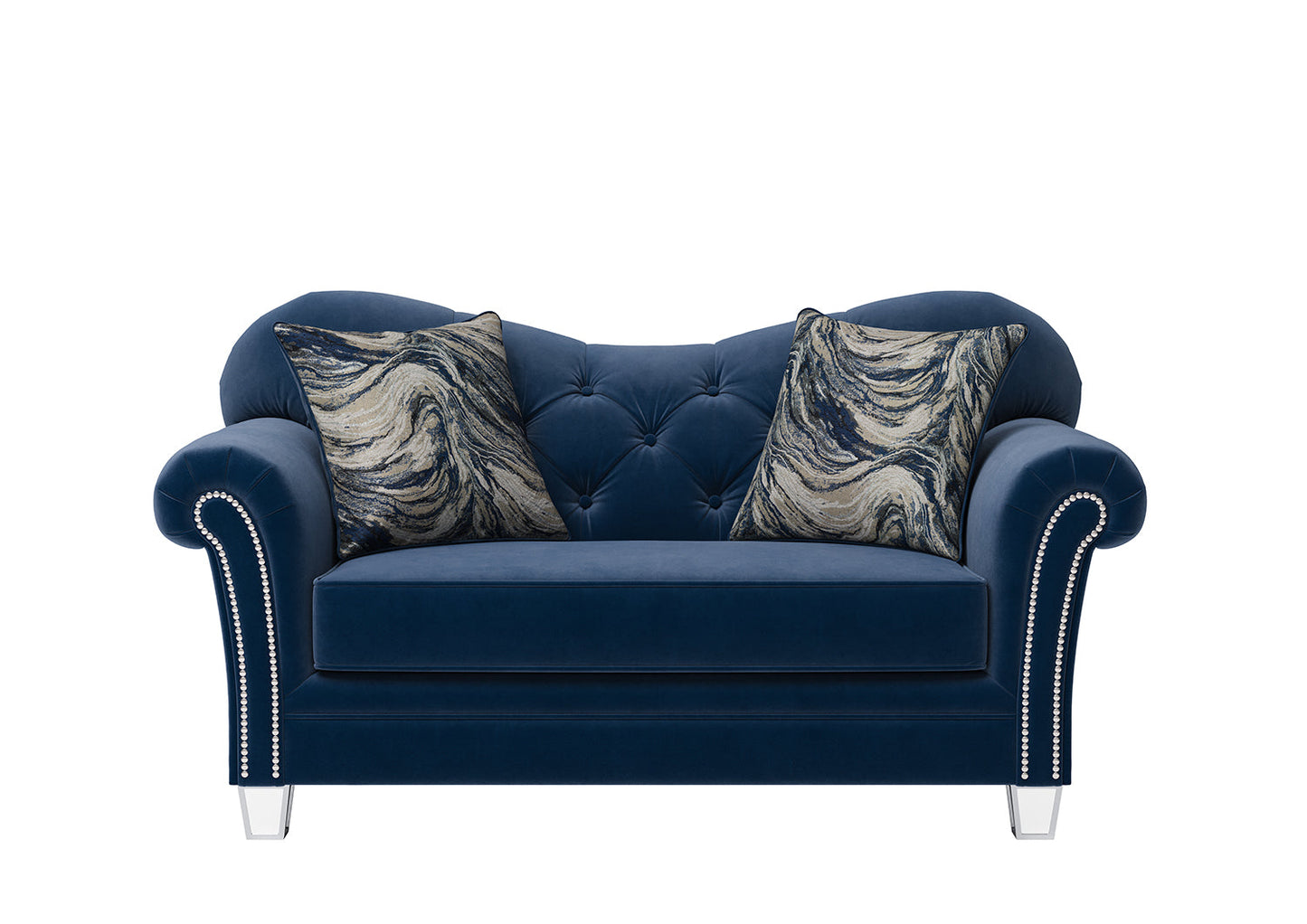 8785 - Bing Indigo Loveseat