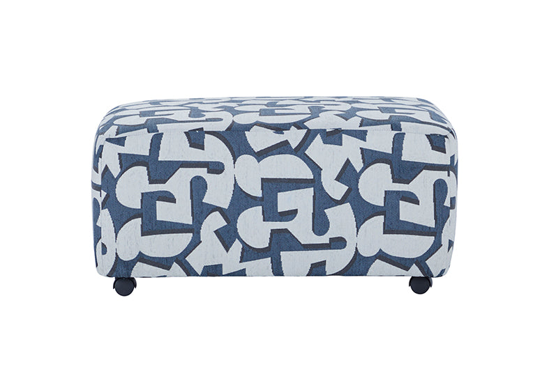 5825 - Leary Indigo Ottoman