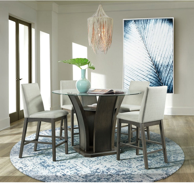 DAPPER Round Dining Table Base (Brown)