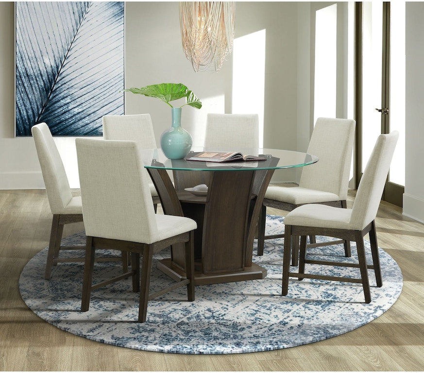DAPPER Rectangular Dining Table Base (Brown)