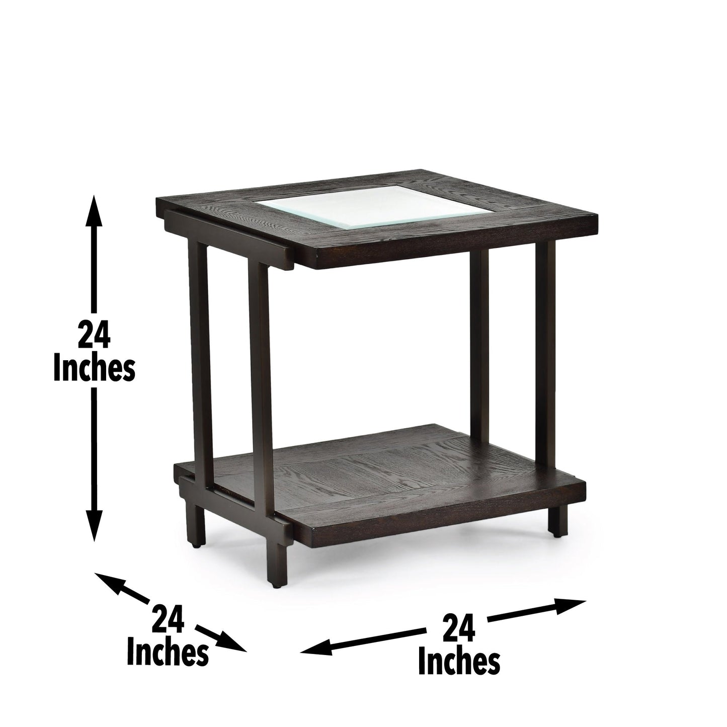 Terrell End Table 24"x24"x24"H