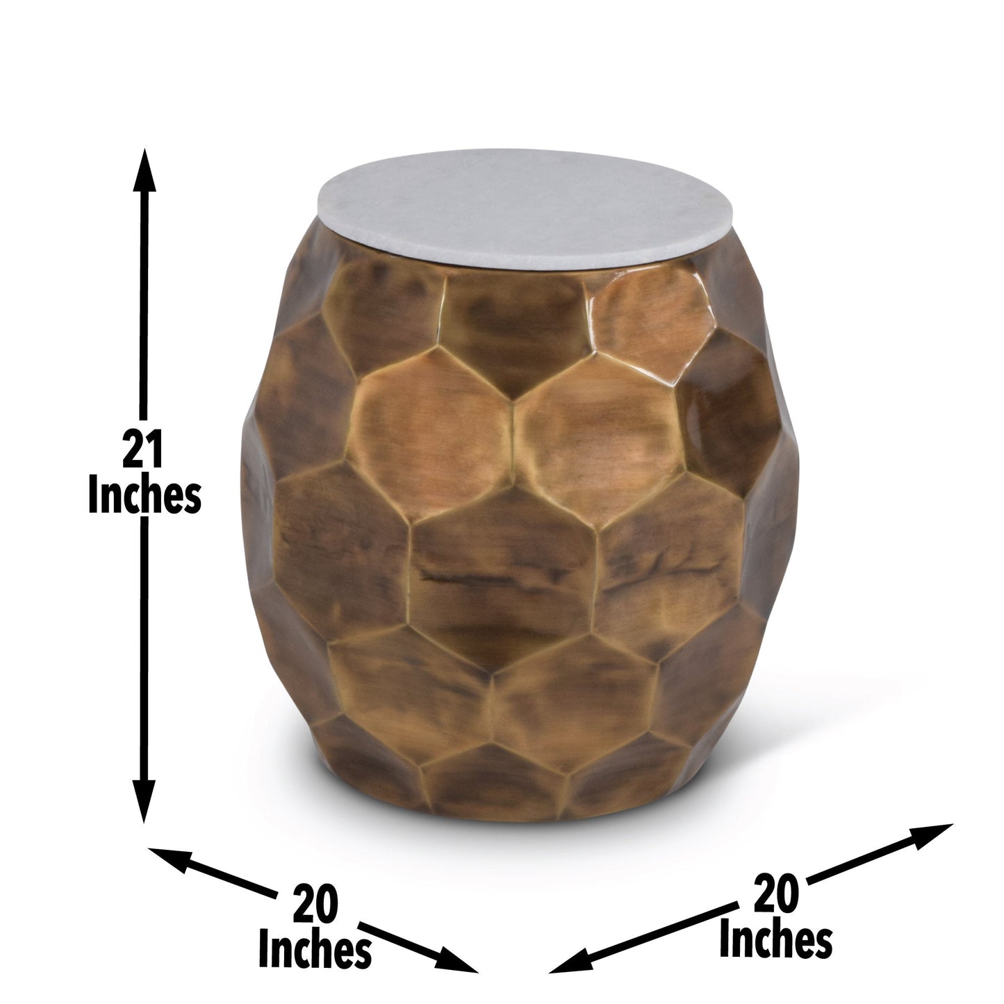 Stomp Round End Table w/
