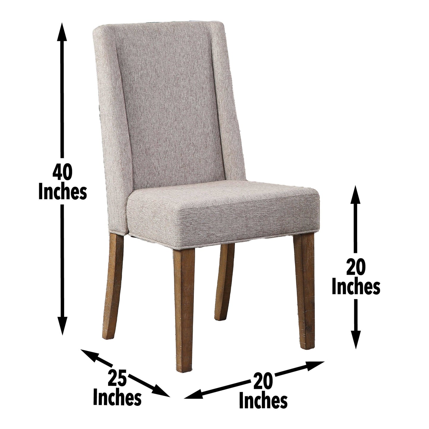 Riverdale Driftwood Upholstered Chair
