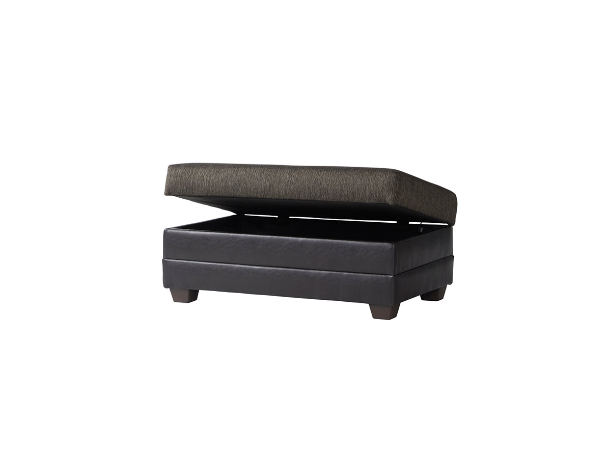 15325 - San Marino Chocolate Storage Ottoman
