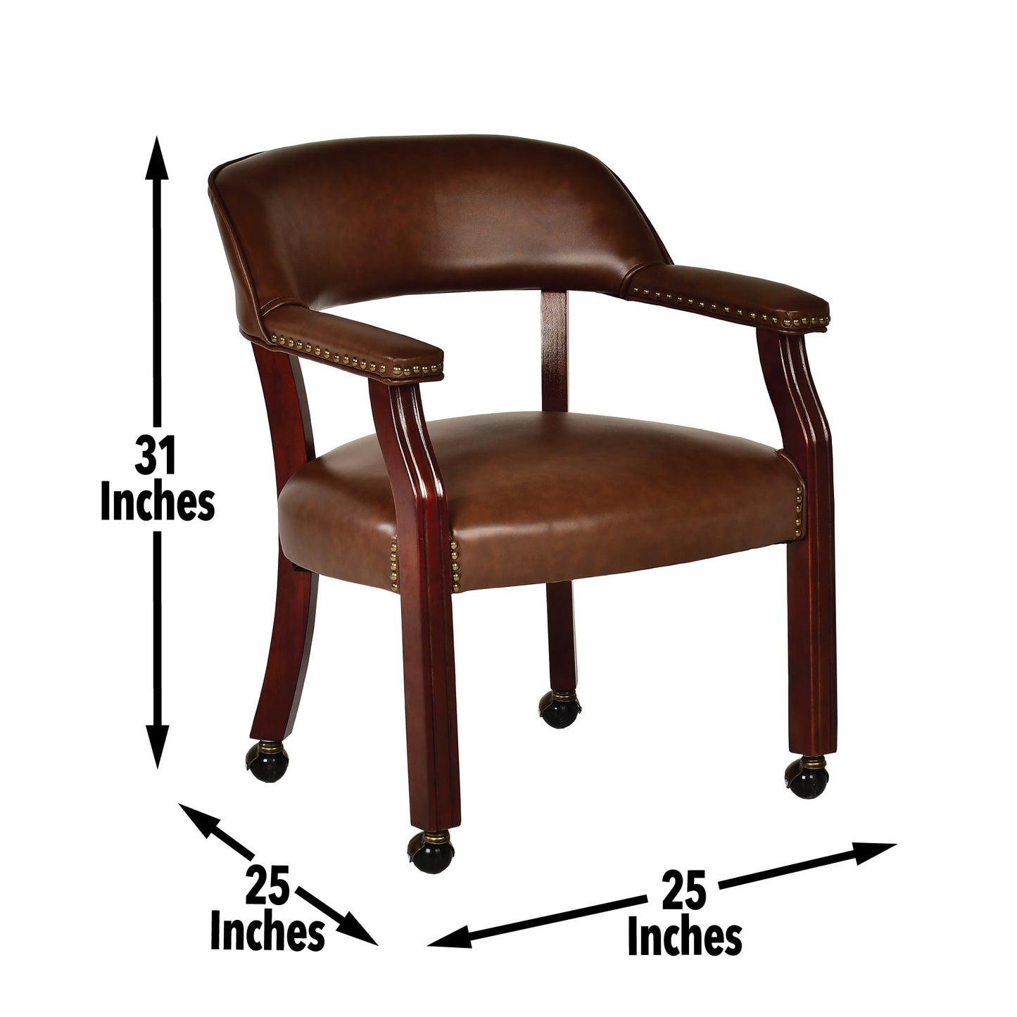 Tournament Arm Chair w/Casters