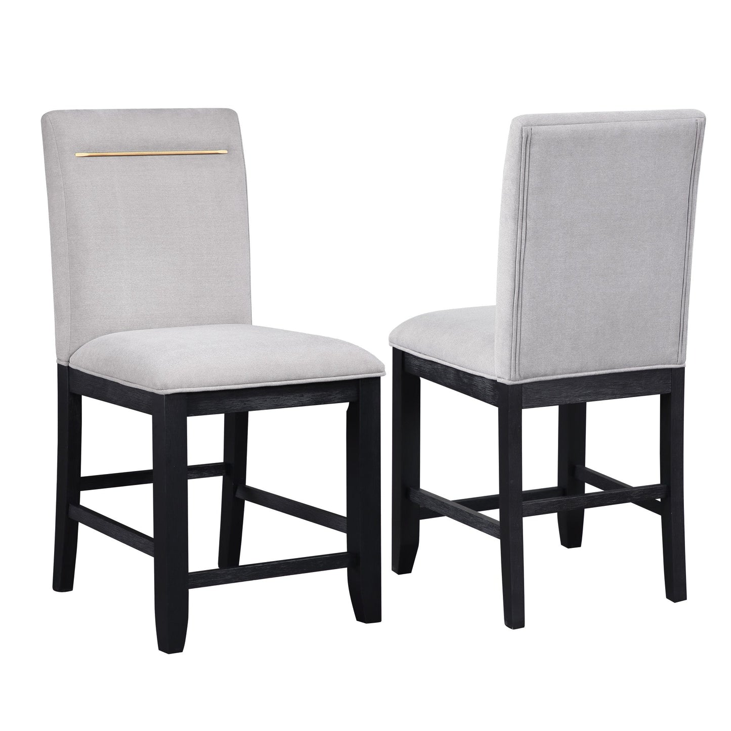 Yves Grey Chair 6PC Dining Set