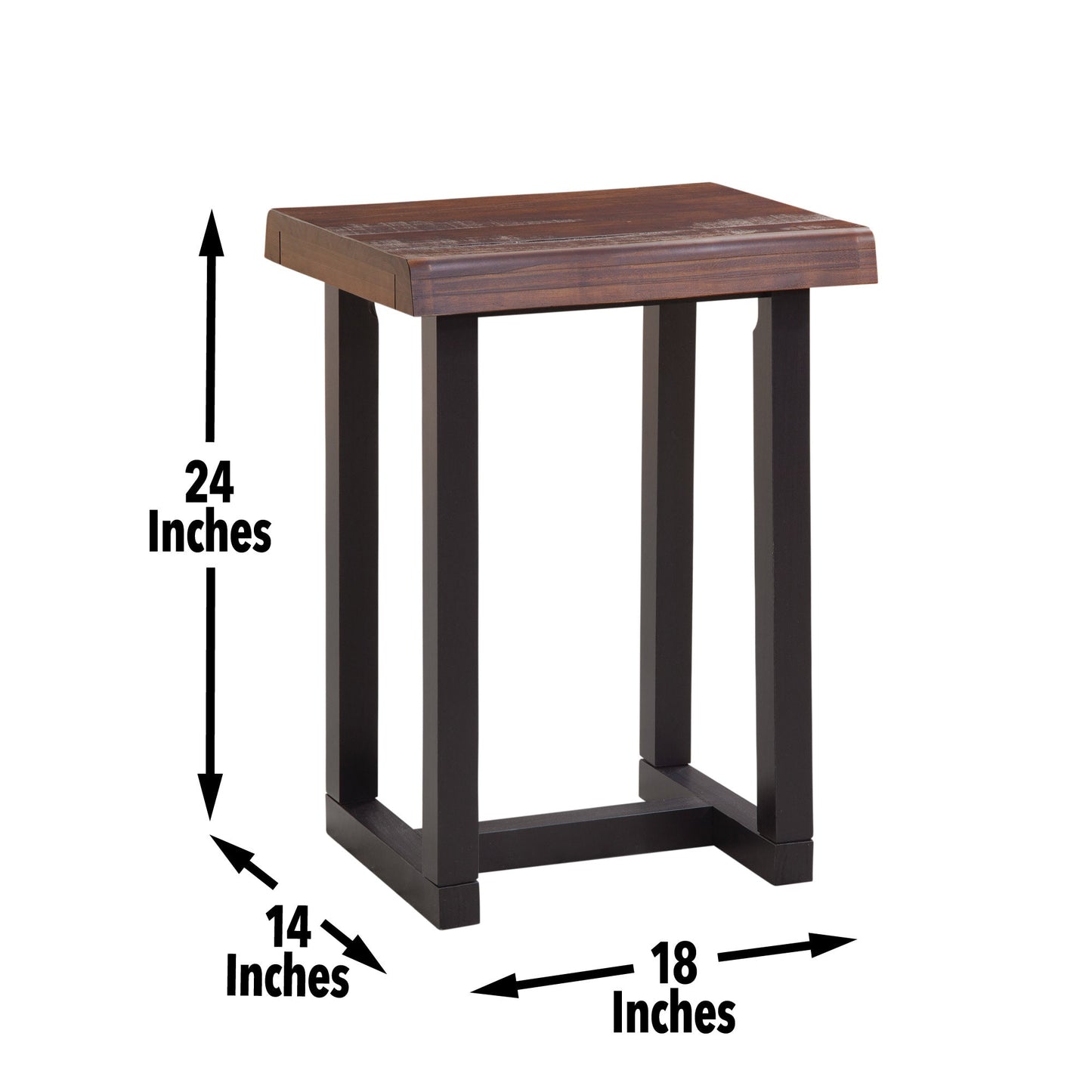 Jennings Live Edge Stool