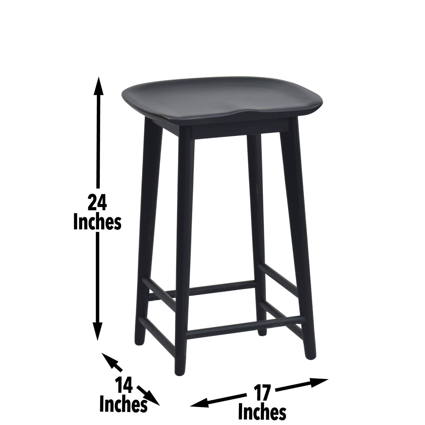 Hilton Counter Stool Black