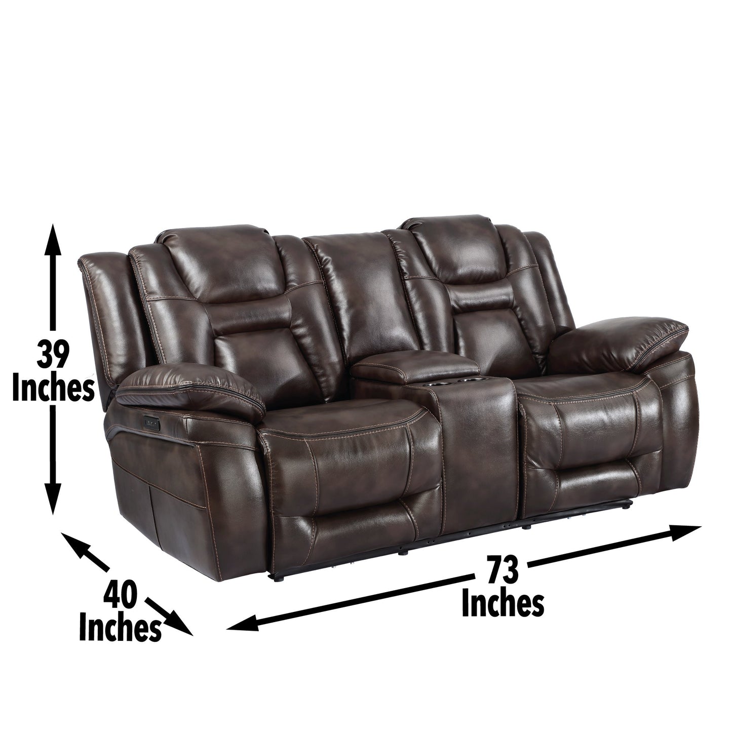 Oportuna P/P Console Loveseat