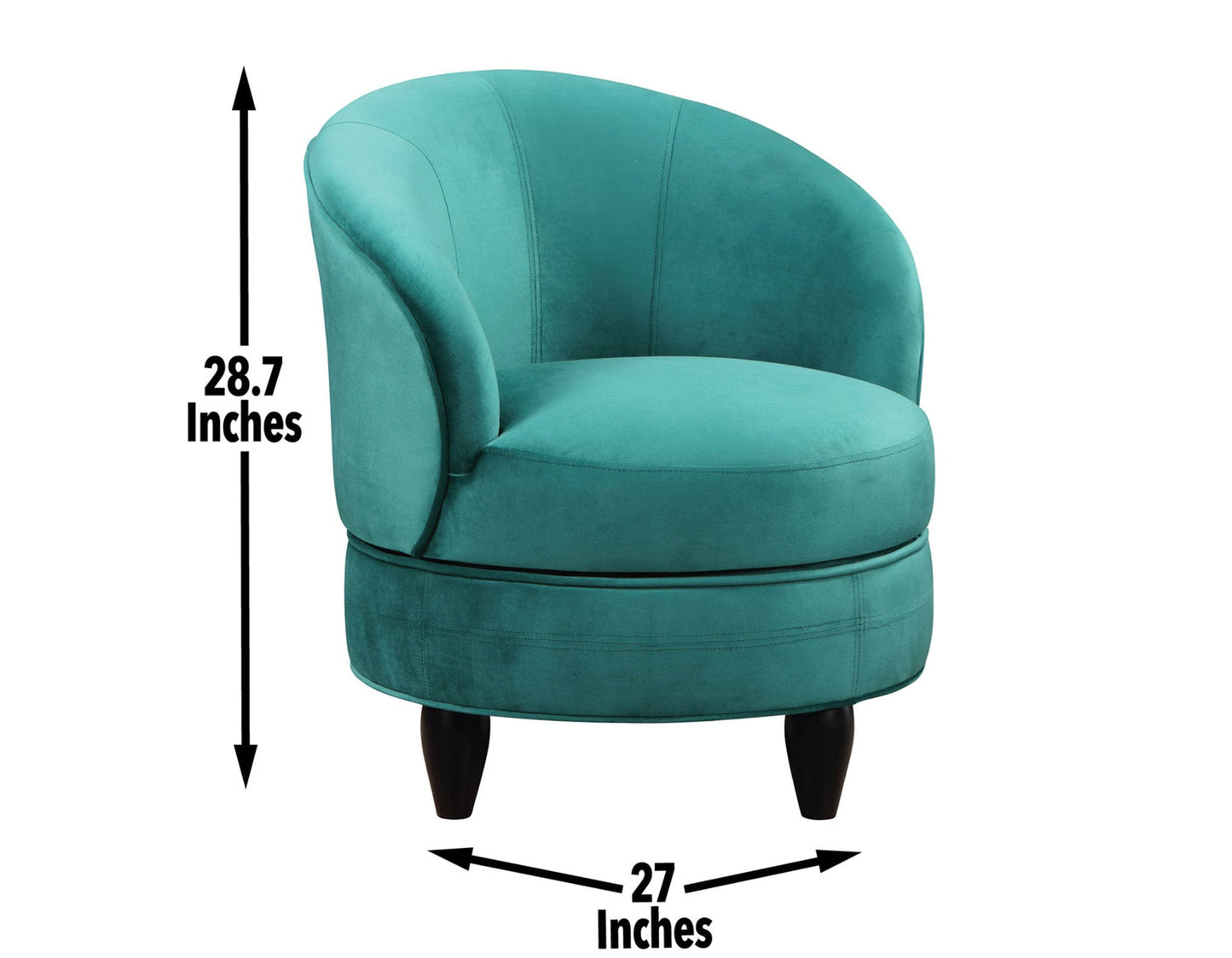 Sophia Accent Chair Green Velvet
