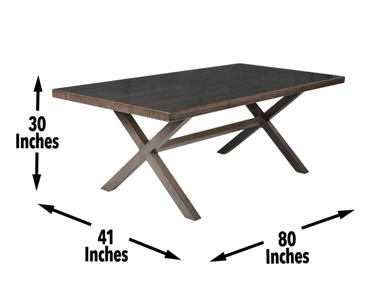 Marina Rectangle Patio Table