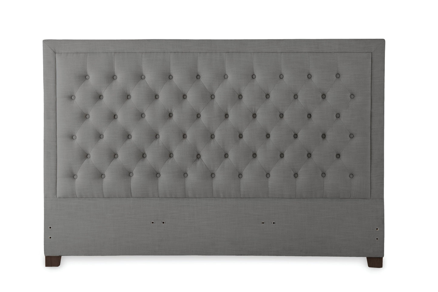 Isadora King Gray Upholstered