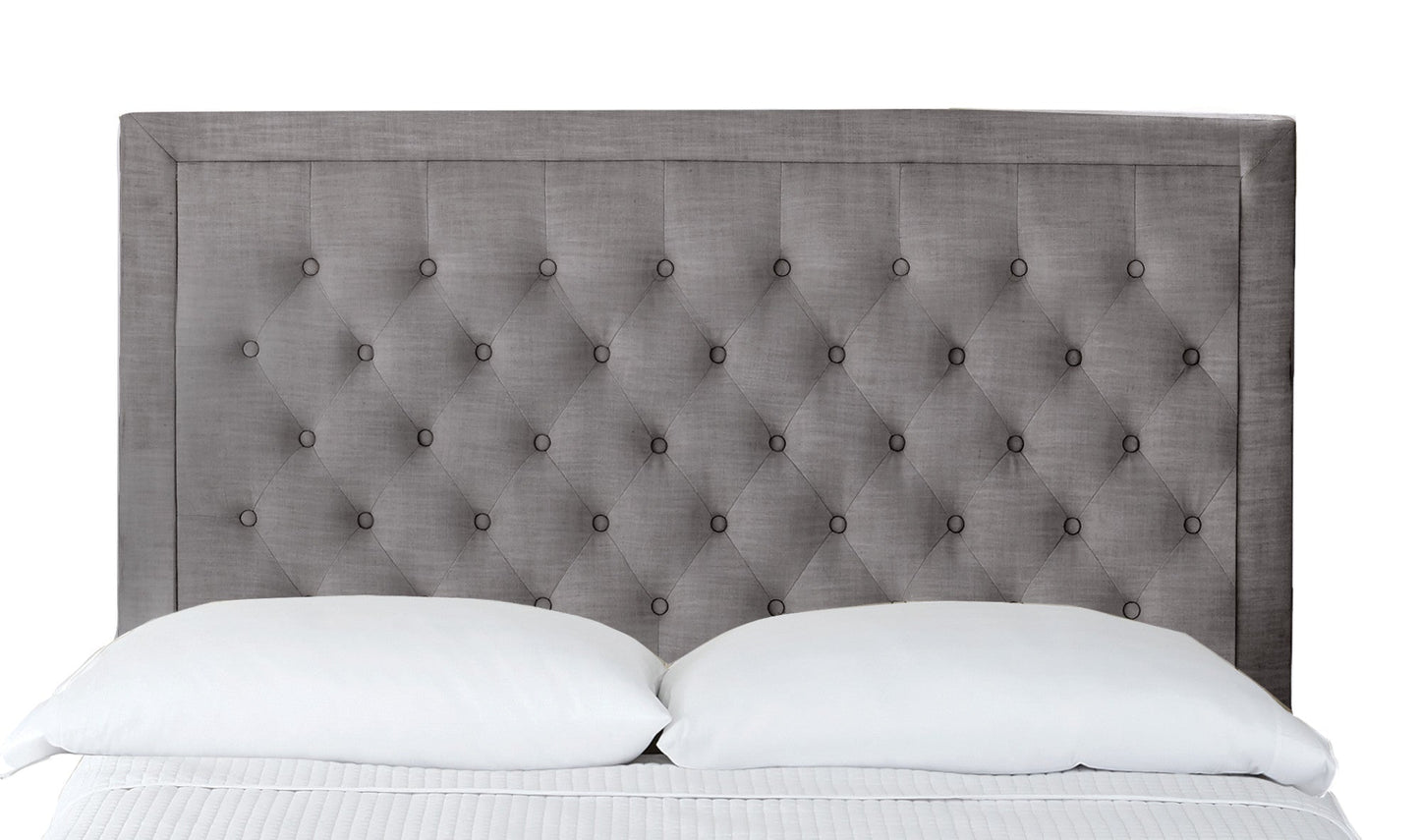 Isadora Queen Gray Upholstered