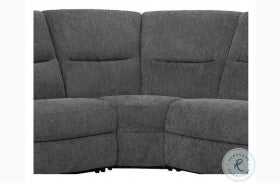 Bryant Ruffles Coal Sectional Corner Wedge