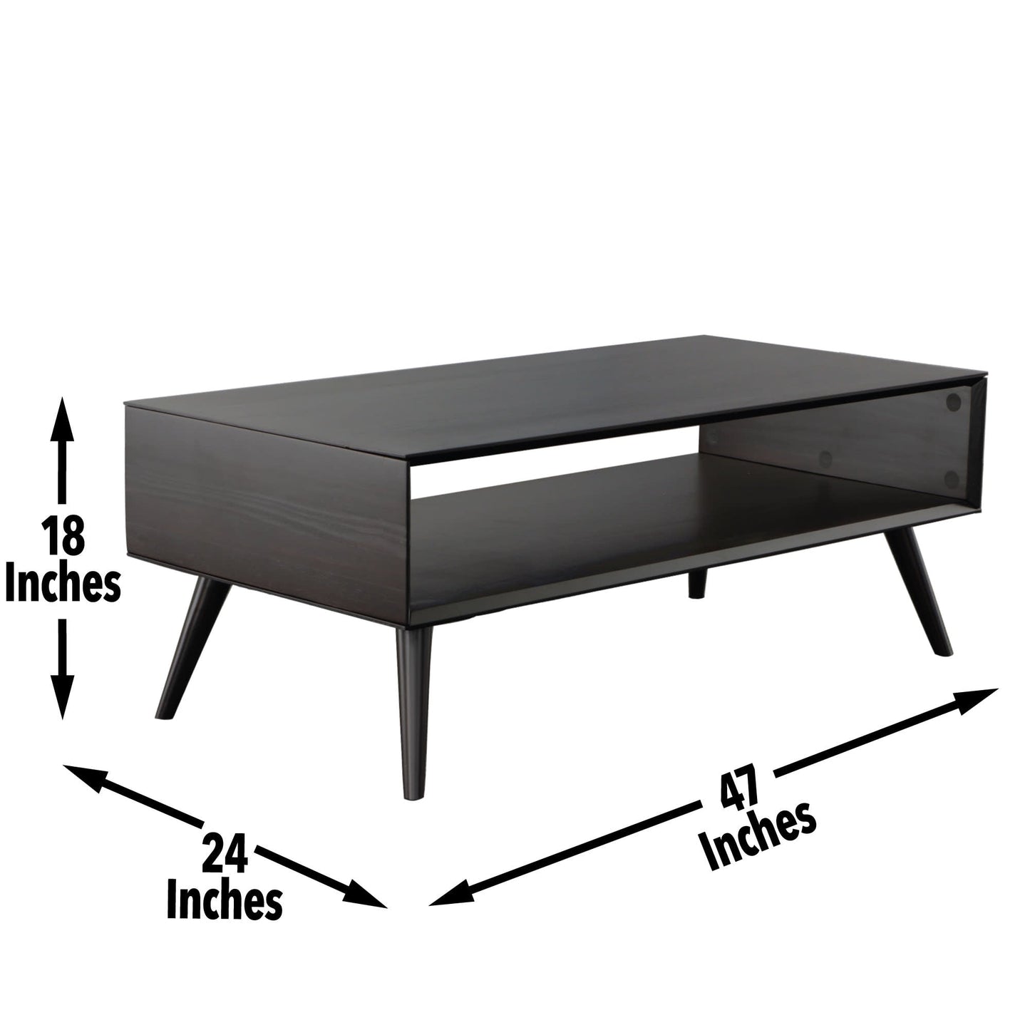 Elin Black Cocktail Table