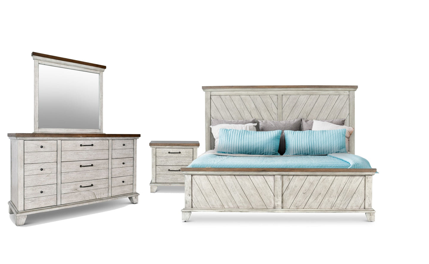 Bear Creek 4pc King Bed Set